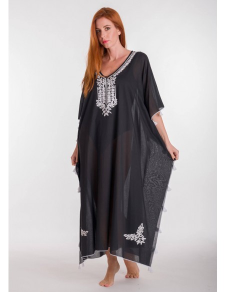 KAFTAN COTTON WITH EMBROIDERY