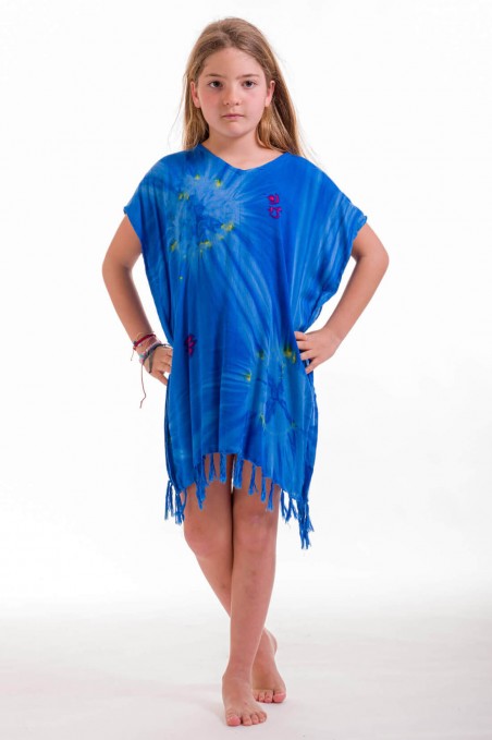 KAFTAN CHILD VISCOSE WITH FRIΝGES
