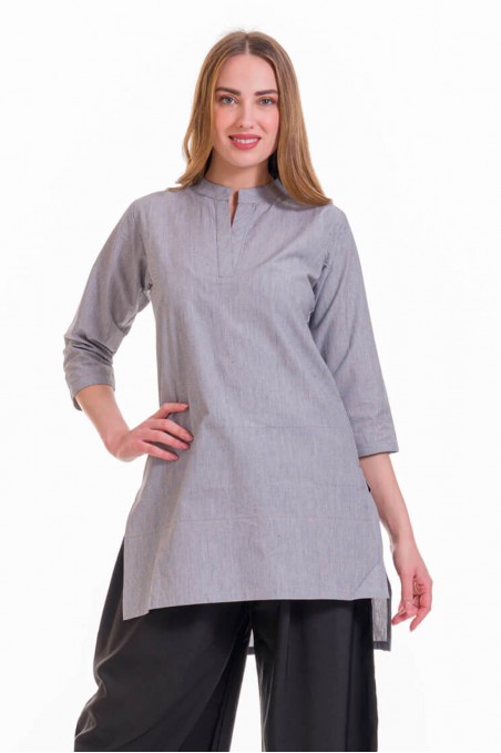 BLOUSE COTTON WITH THREE QUARTER SLEEVE