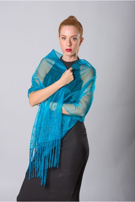 ESARPA SCARF WITH FRINGES