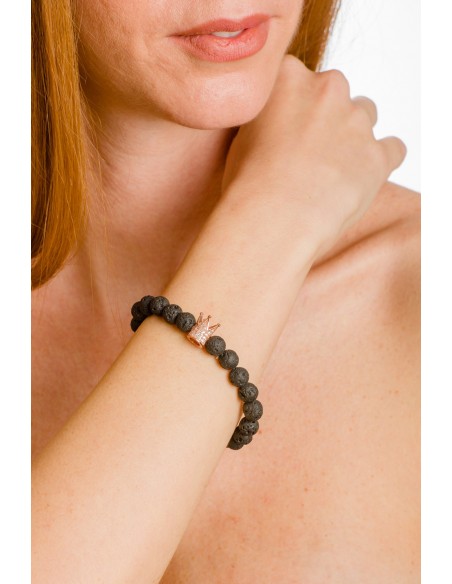bracelet lava stones