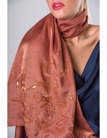 ESARPA SCARF WITH EMBROIDERY